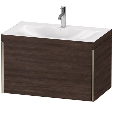 Duravit Xviu C-Bonded Set Wall-Mounted Chestnut Dark XV4610OB153C